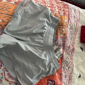 Lulu lemon light blue shorts tall 8 in good condition